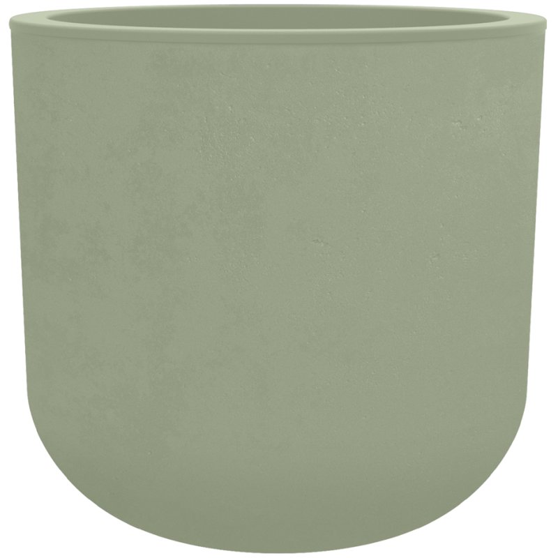 Poétic pot de plante BASAL, plastique aspect béton, 37,5 litres, 385 mm